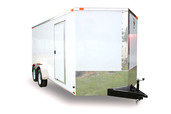 Diamond Cargo 7x16 Tandem Axle - Ramp Door