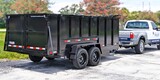 7X16 16k Mid South Dump Trailer - 48