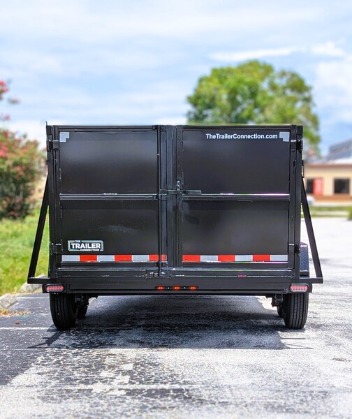 7X16 16k Mid South Dump Trailer - 48" Sides